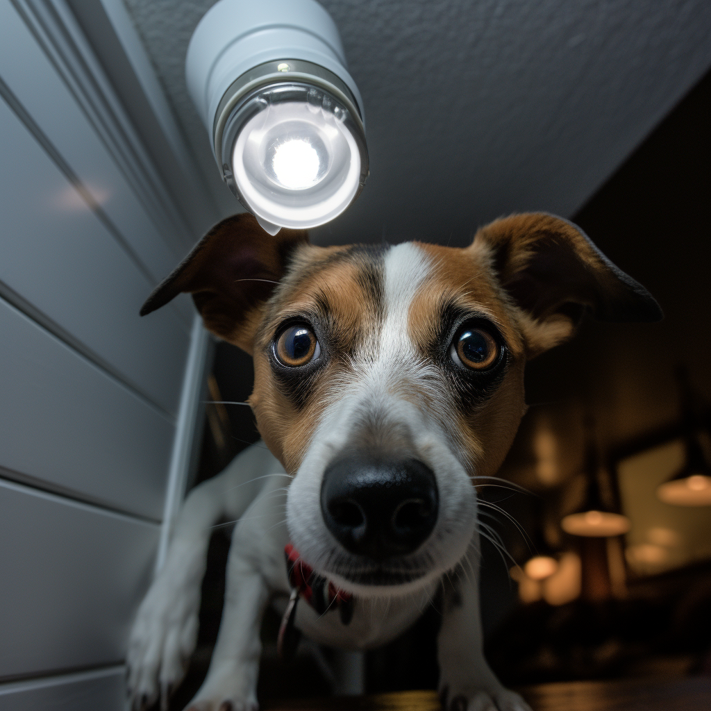Security light bulb cameras